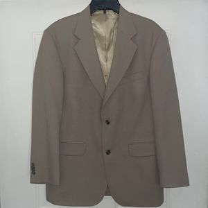 Land’s End Men’s Khaki Wool Blazer Sport Coat size 40R